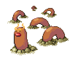 Diglett Sprite Image