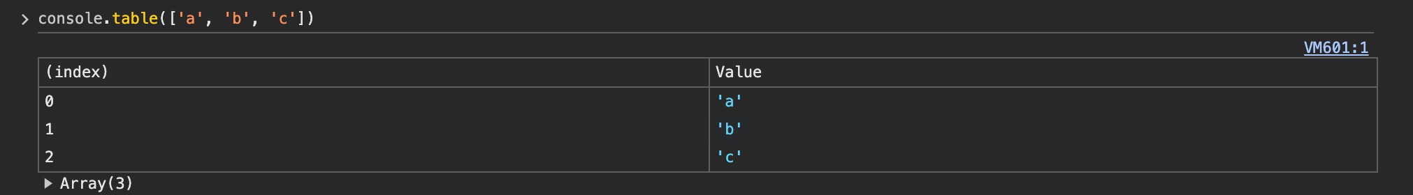 table-array