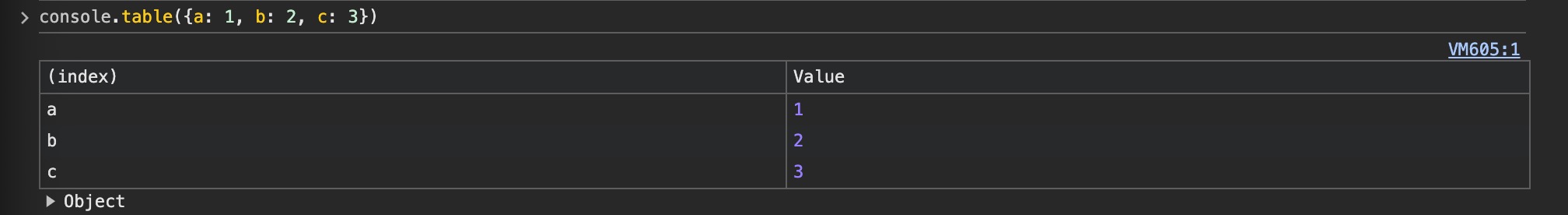 table-object