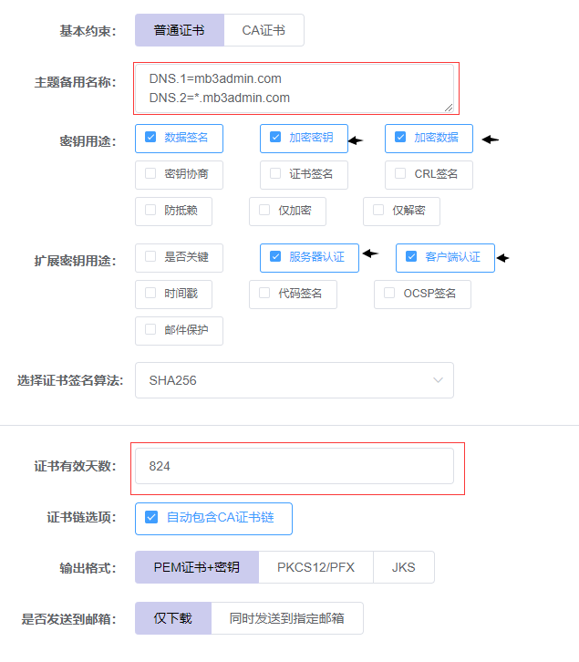 点开高级选项