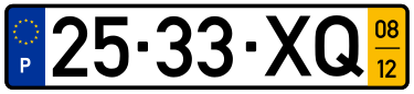 葡萄牙車牌