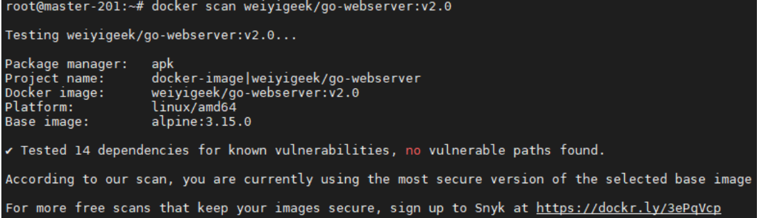 WeiyiGeek.Snyk扫描