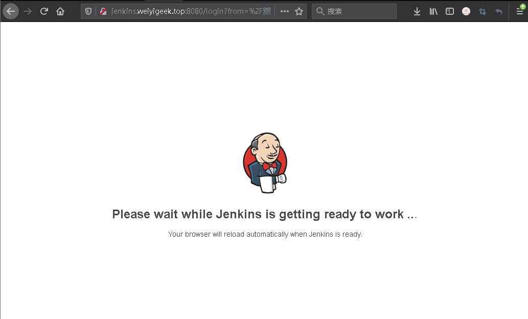 WeiyiGeek.Jenkins Please wait