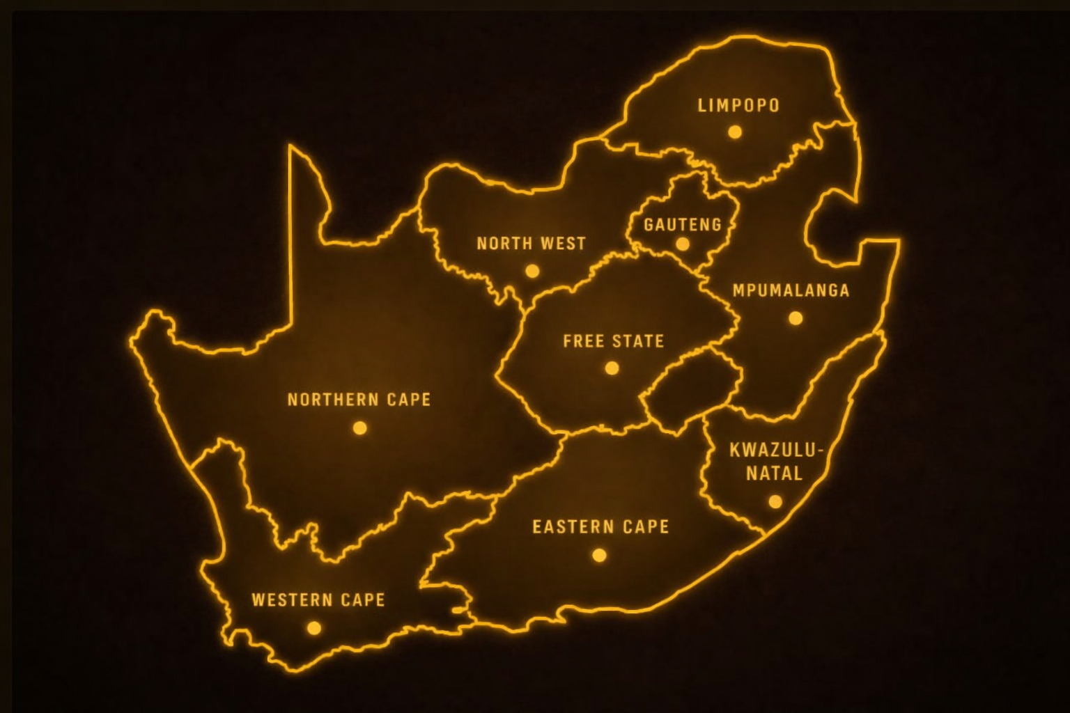 South Africa map