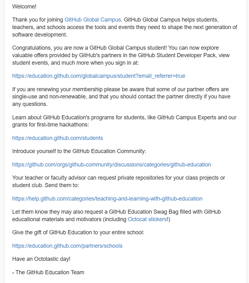 Approval email