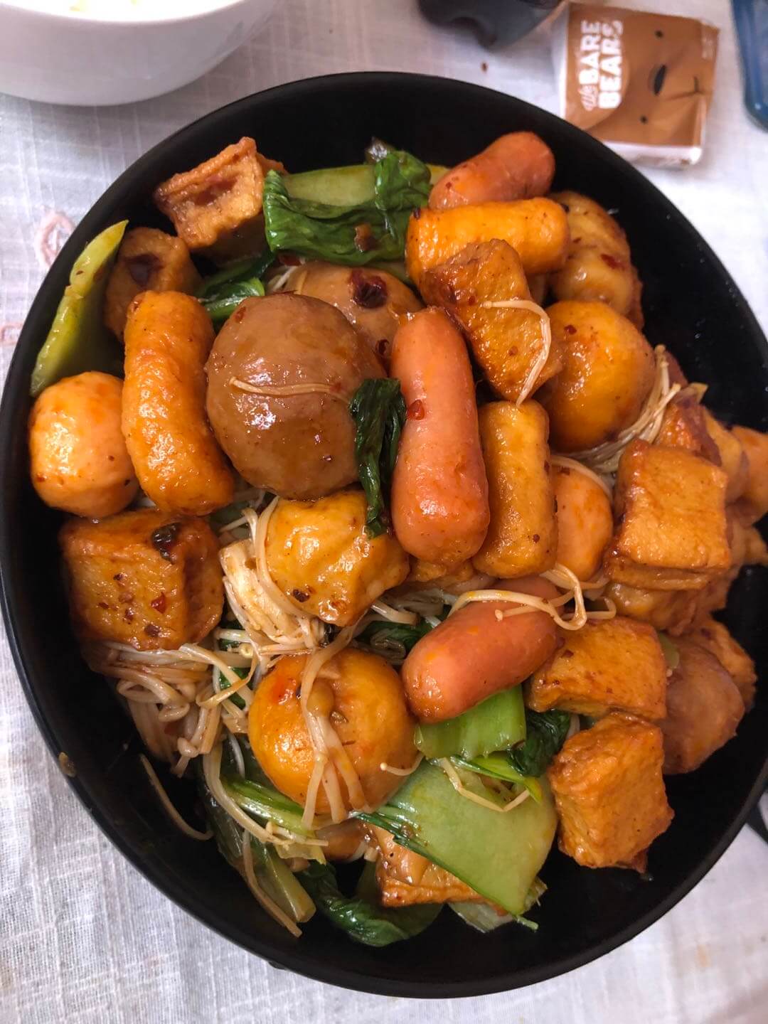 女朋友做的麻辣香锅不比外面的差