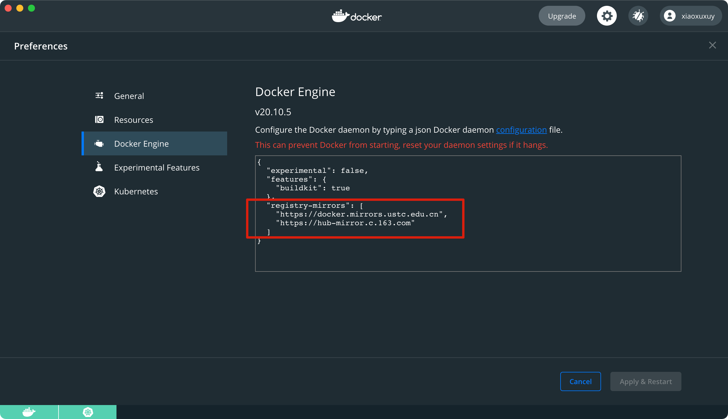Mac上使用docker Desktop启动kubernetes教程 银河小徐