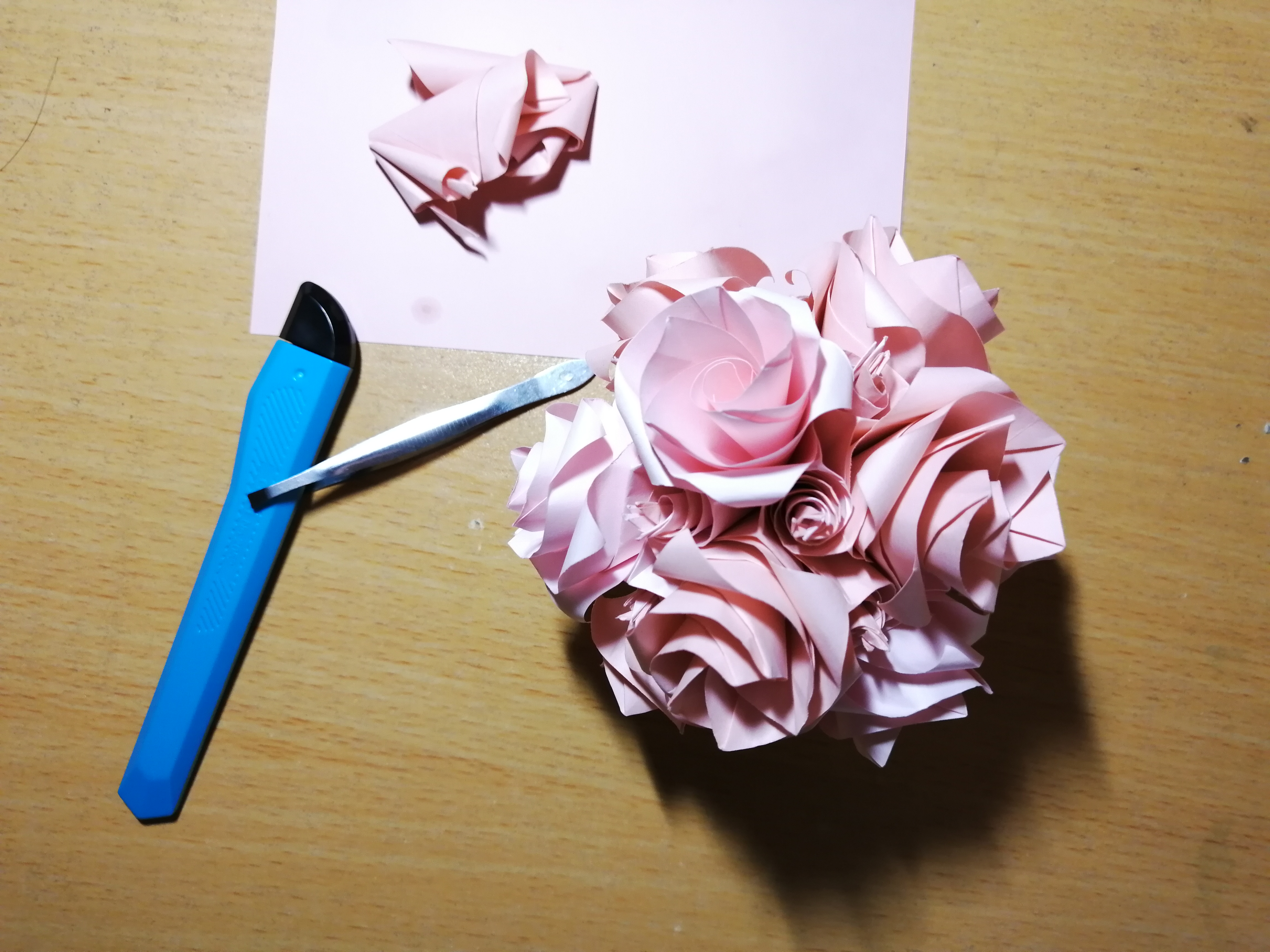 折纸-花球