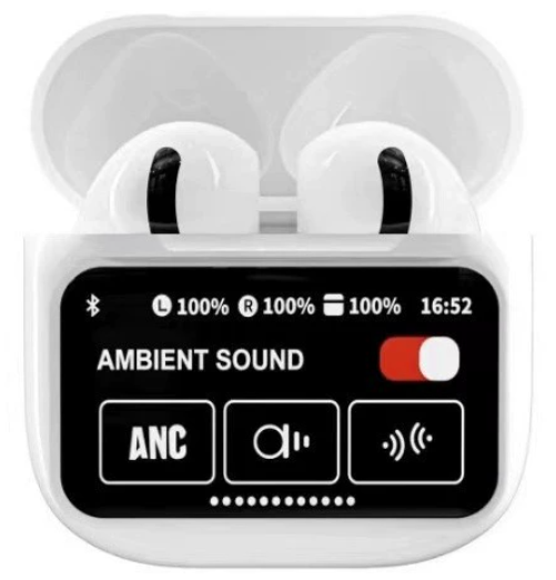White Wireless Bluetooth Earbuds TWS Charging Case — wholesale ycs-aus-003 product image