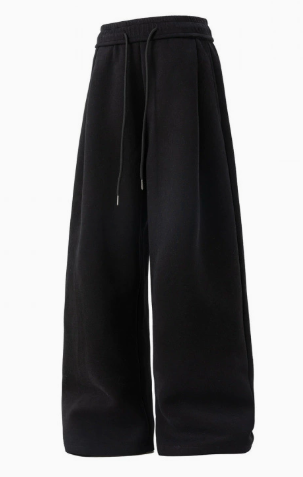 Black Drawstring Sport Pants Cotton Casual Jogger — wholesale ycs-clo-042 product image