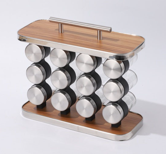 Rotating Spice Rack Kitchen Organizer Countertop — wholesale ycs-kst-008 product image