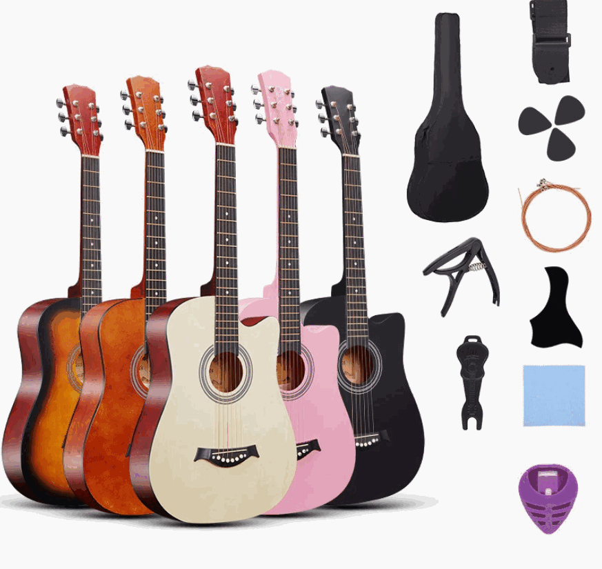 Acoustic Guitar 38 Inch Beginner Musical — wholesale ycs-mus-003 product image