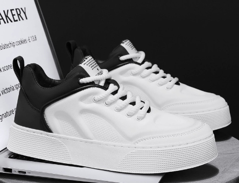 Black Low-Top Canvas Shoes Casual Sneakers Multi-Color — wholesale ycs-sho-042 product image