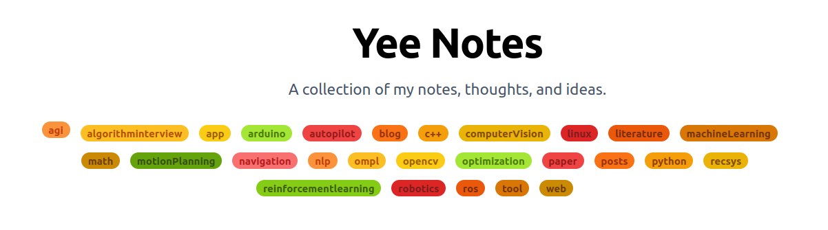 yeekal notes