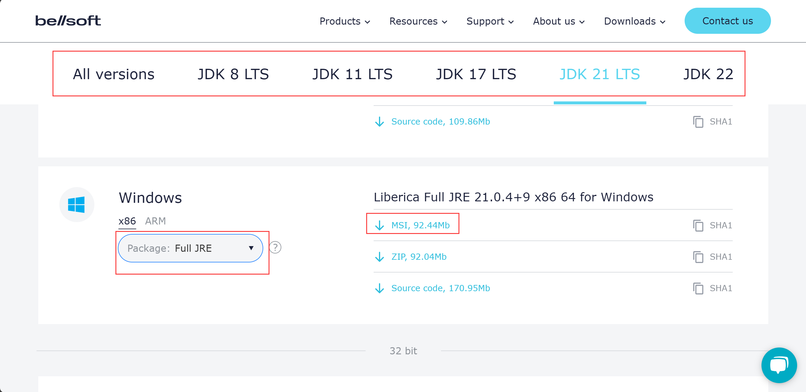 Windows Java download