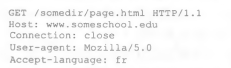 典型HTTP报文