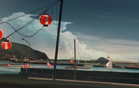 海边