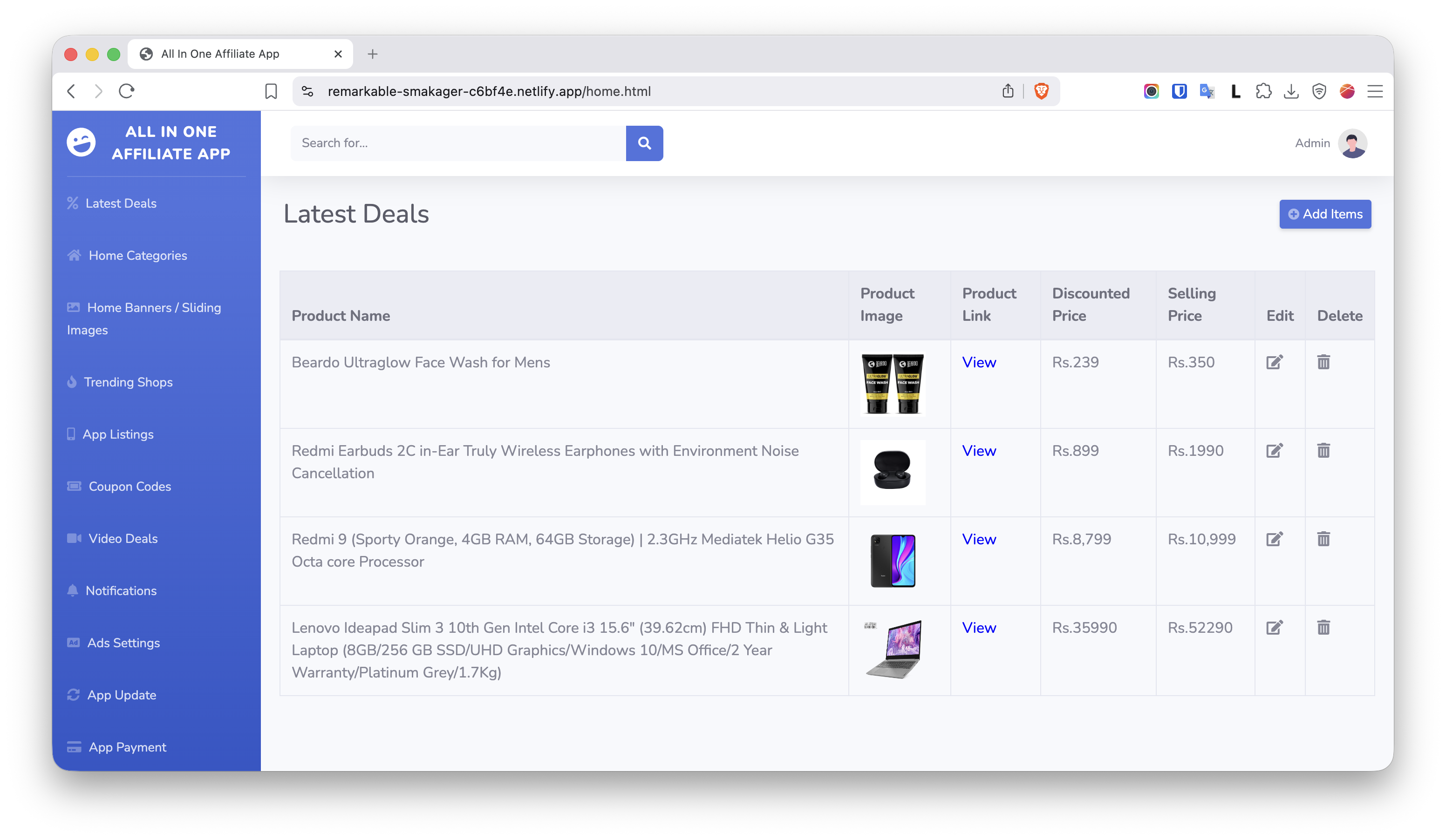 All In One Affiliate App | Ultimate Affiliate
