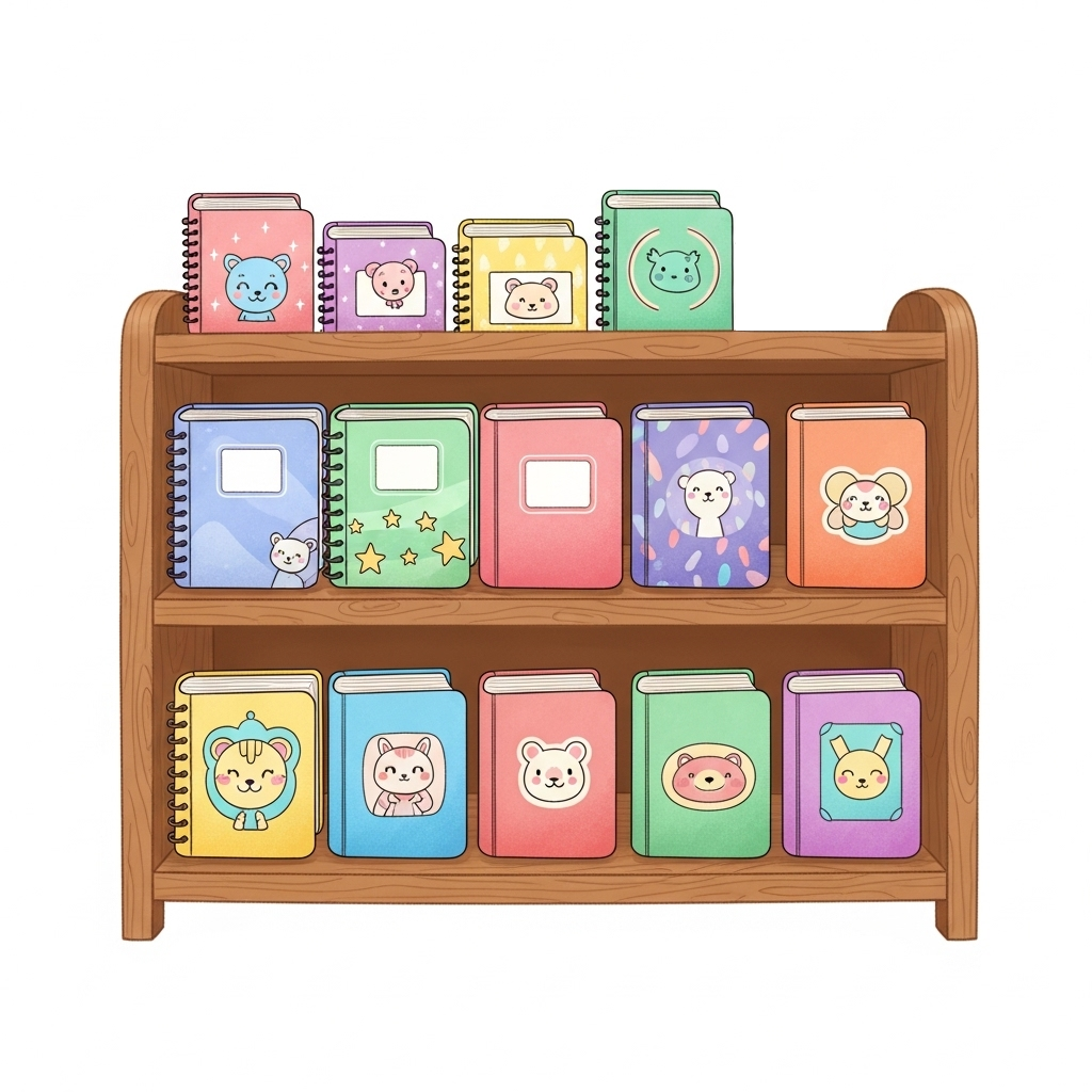Illustration de quatorze livres.