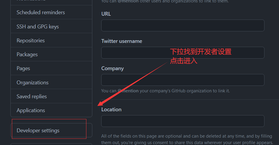 开发者设置