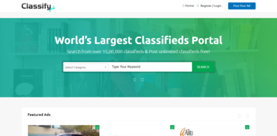 Classify | Online Buying & Selling Website Image