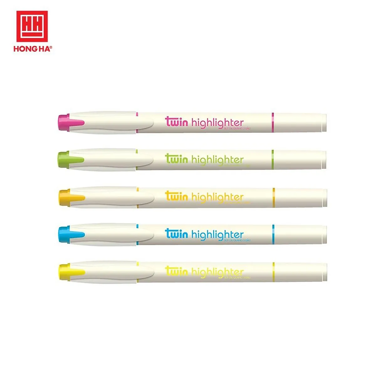 Bút dạ quang nhỏ 2 đầu TF-HL02 (xanh dương) -6690 (5/120) ( x1 )