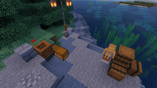 Player composts string, places hopper on top, throws rotten flesh in, composter fills automatically