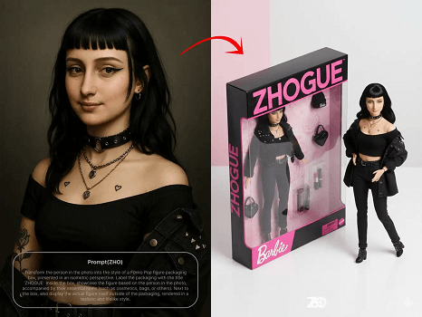 Transform the person in the photo into the style o