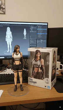 Create a 1/7 scale commercialized figurine of the