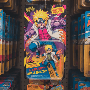 Convert this photo into a 1980s action figure comp