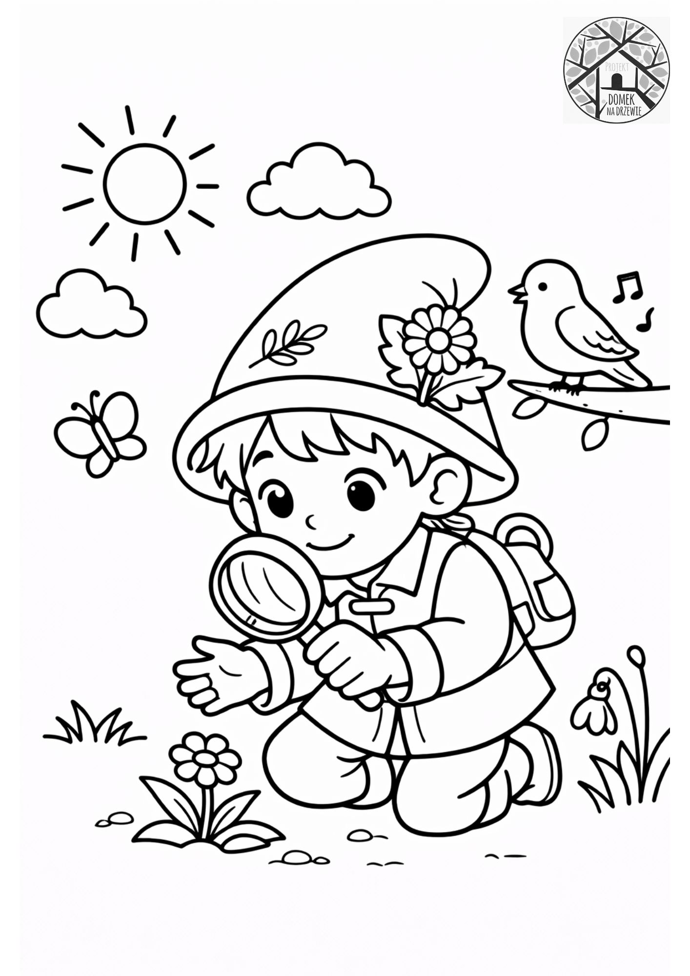 Podgląd zestawu Wiosenne kolorowanki — zestaw 01