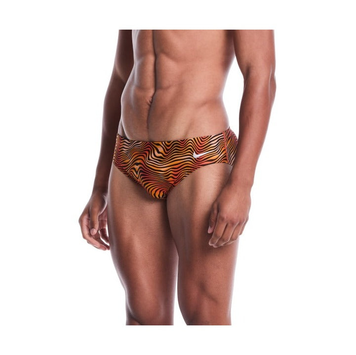 Nike Swim Water Stripe Brief Team Orange, 26