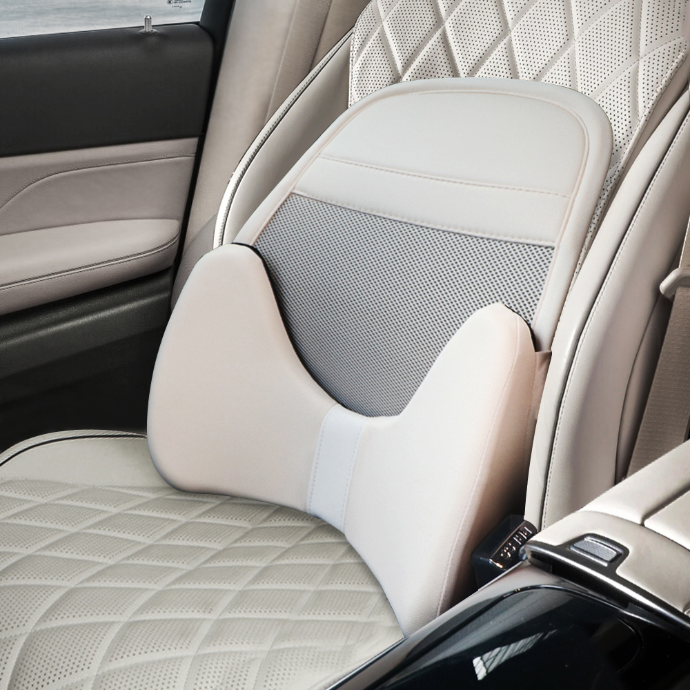 톨츠팩토리 자동차 허리쿠션 차량용 등쿠션 등받이 요추 메모리폼 받침대 카니발 벤츠