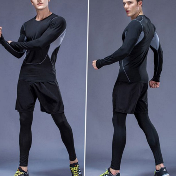 기능성 남성 헬스복 컴프레션 남성 트레이닝복 세트 운동복 스포츠
