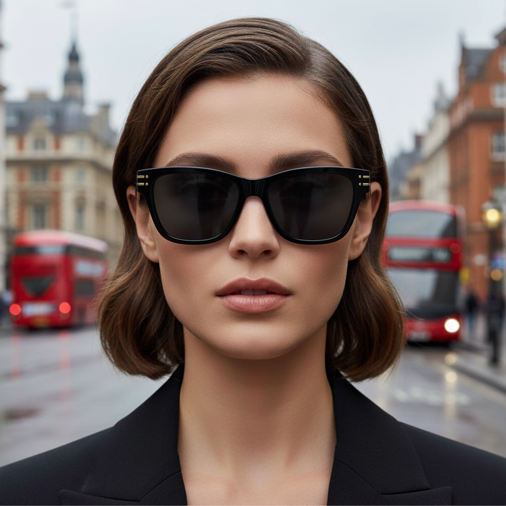 디올 공용 시그니쳐 S6U 선글라스 블랙 CD40145U