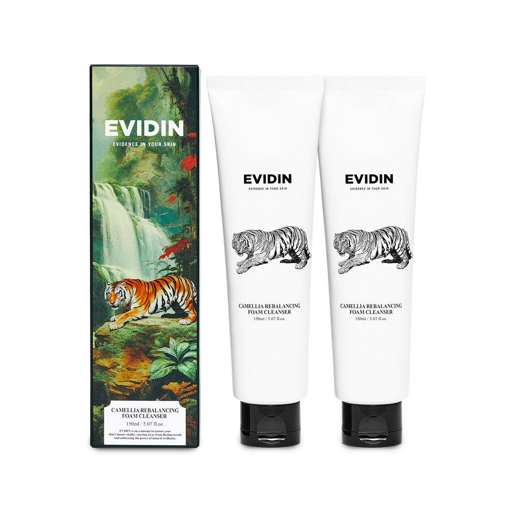 [2개세트] 에비딘 까멜리아 리밸런싱 폼클렌저 150ml