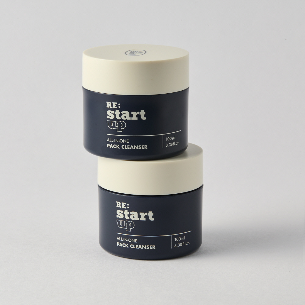 커퍼솝 리스타트업 올인원 팩 클렌저 (약산성 비건 클렌징 크림 리무버) 100ml, 2개