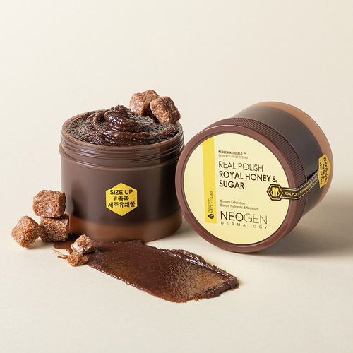 네오젠 리얼 폴리쉬 로열 허니 슈가 스크럽 210g 대용량