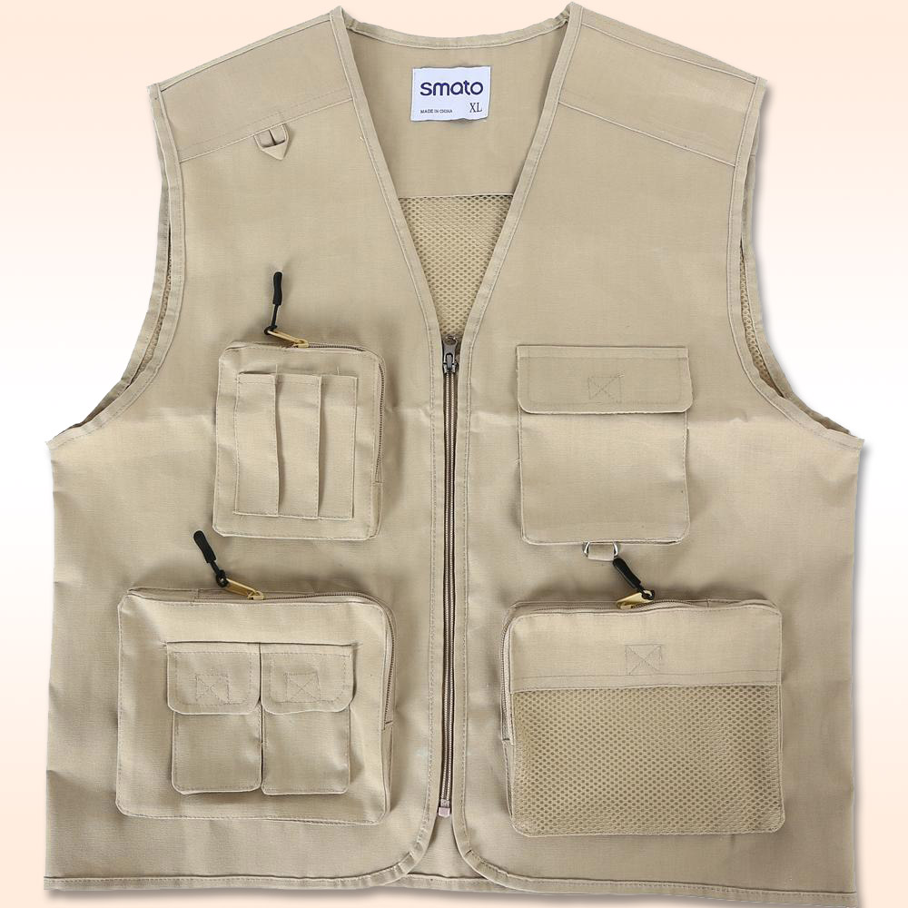 스마토 작업조끼 FT-B101 베이지/천 L 안전조끼 현장조끼 노가다 작업복