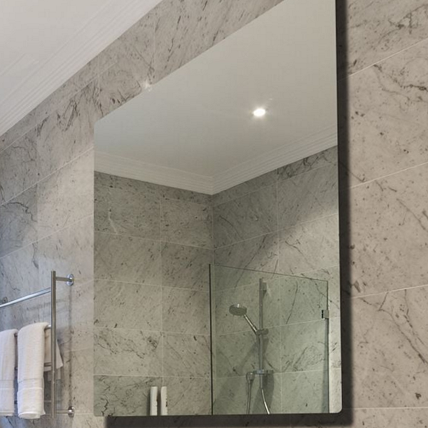 직사각형 욕실 거울 프레임없는 벽 거울 사각 모던