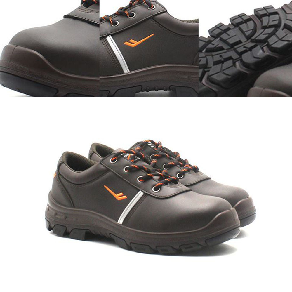 현장 소가죽 안전화 작업장 낙하물 발보호 방수화