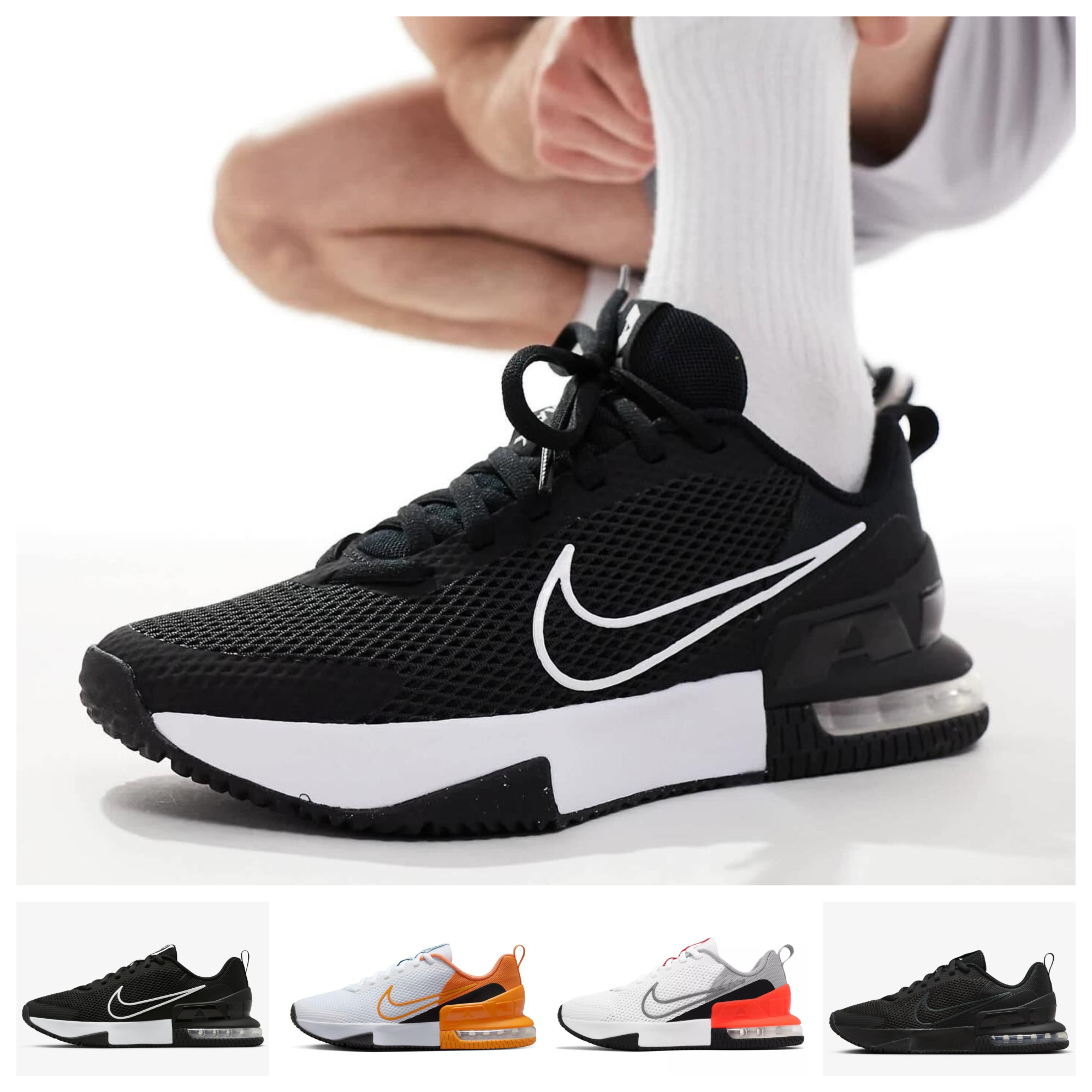 나이키 에어 맥스 알파 트레이너 6 남성 가벼운 쿠션화 헬스화 런닝화 블랙화이트, 245