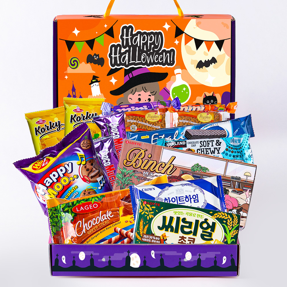 더하모니 할로윈 마녀 종합과자 선물세트 2호 간식꾸러미 과자선물세트 단체행사간식 구디백