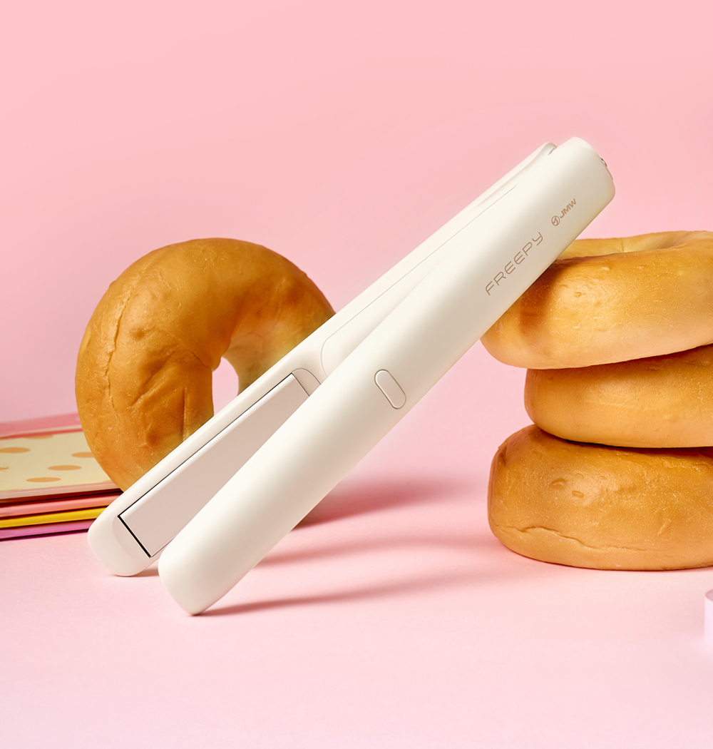 신제품 JMW 프리피 세라믹 코팅열판 무선 고데기 매직기