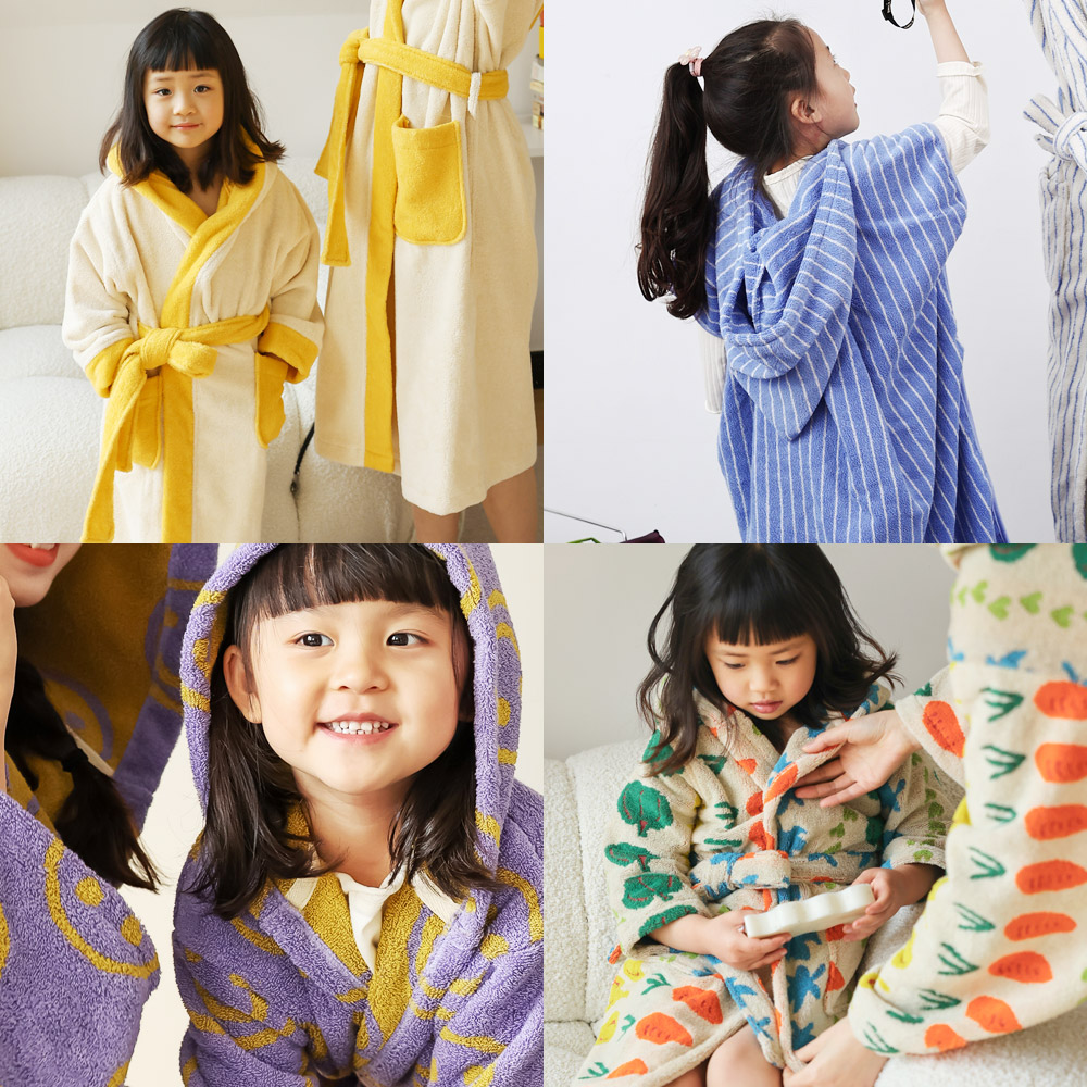 아동용 패션 바스타올 호텔 목욕가운