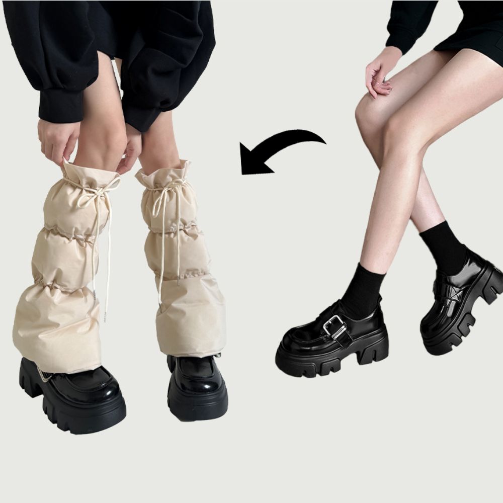 골프레그워머 백오리털 패딩발토시 종아리보온 겨울 부츠컷 다리워머