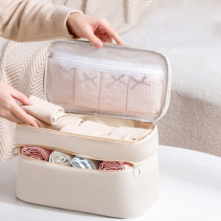 YJR 여행용보관함 속옷정리파우치 브라보관함 팬티보관함 양말보관함 의류보관함 수납 보관함