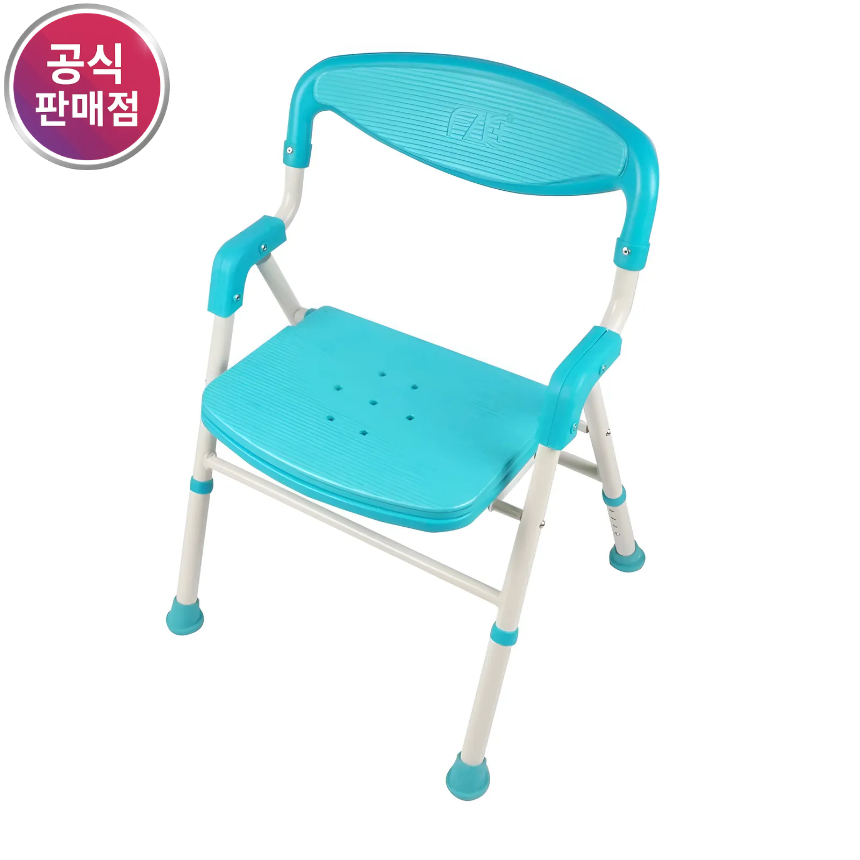 진산메디칼 노인 목욕의자 어르신 환자 환자용 성인 접이식 등받이 샤워 FZK-188 민트