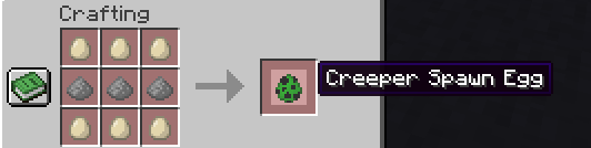 Creeper spawn egg
