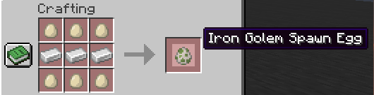 Iron golem spawn egg